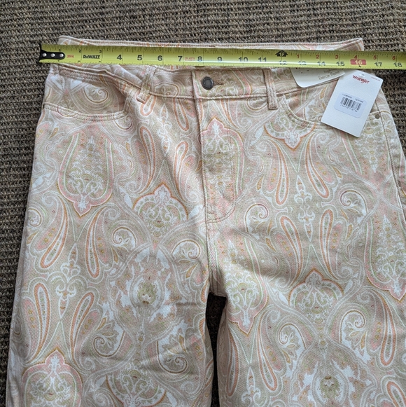 Wrangler High Rise Fierce Flare Paisley Jeans Women's 12/31x32 Lainey Country - Picture 6 of 10